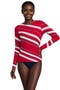  Diagonal Stripe/Strawberry