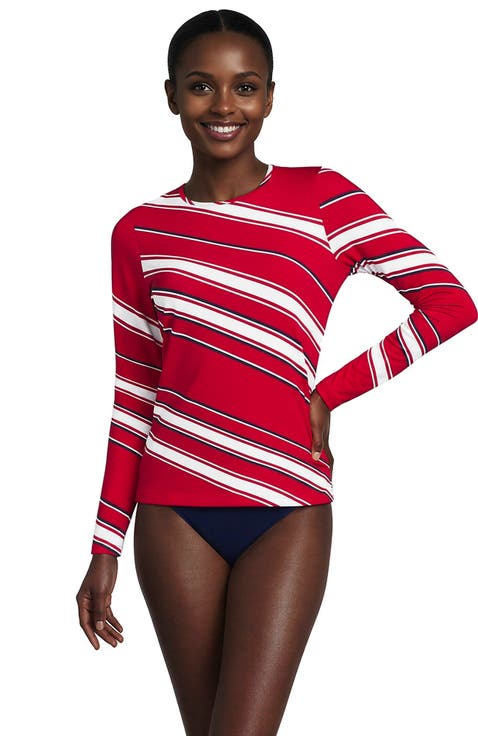 SunShade UPF 50 Long Sleeve Rash Guard Swim Tee