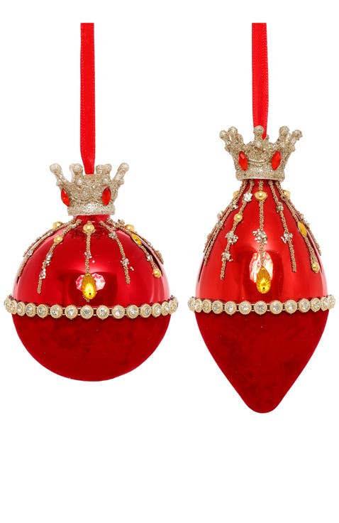 Royal Crown Ornament, Box of 6