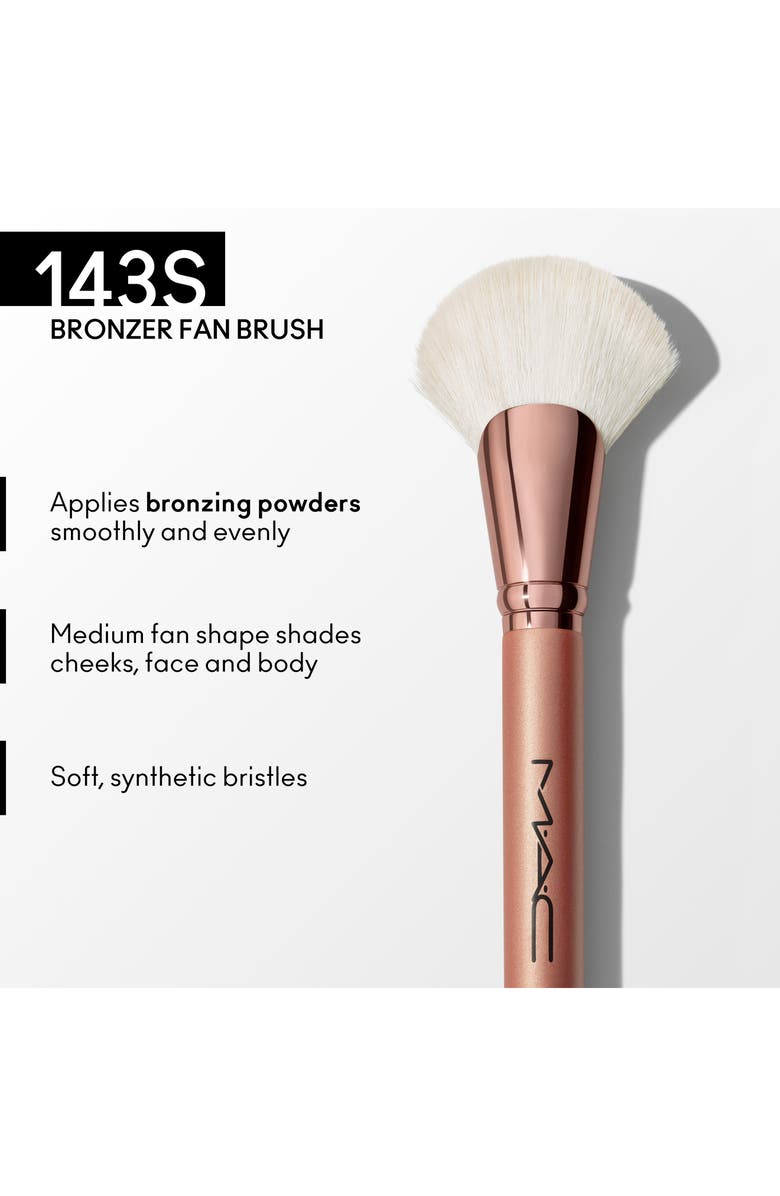MAC Cosmetics Bronzer Fan Brush, Alternate, color, 