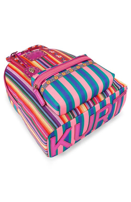 KURT GEIGER KURT GEIGER LONDON LARGE SOUTHBANK CANVAS BACKPACK 