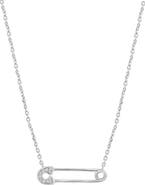EFFY Diamond Safety Pin Necklace - 0.03ct.