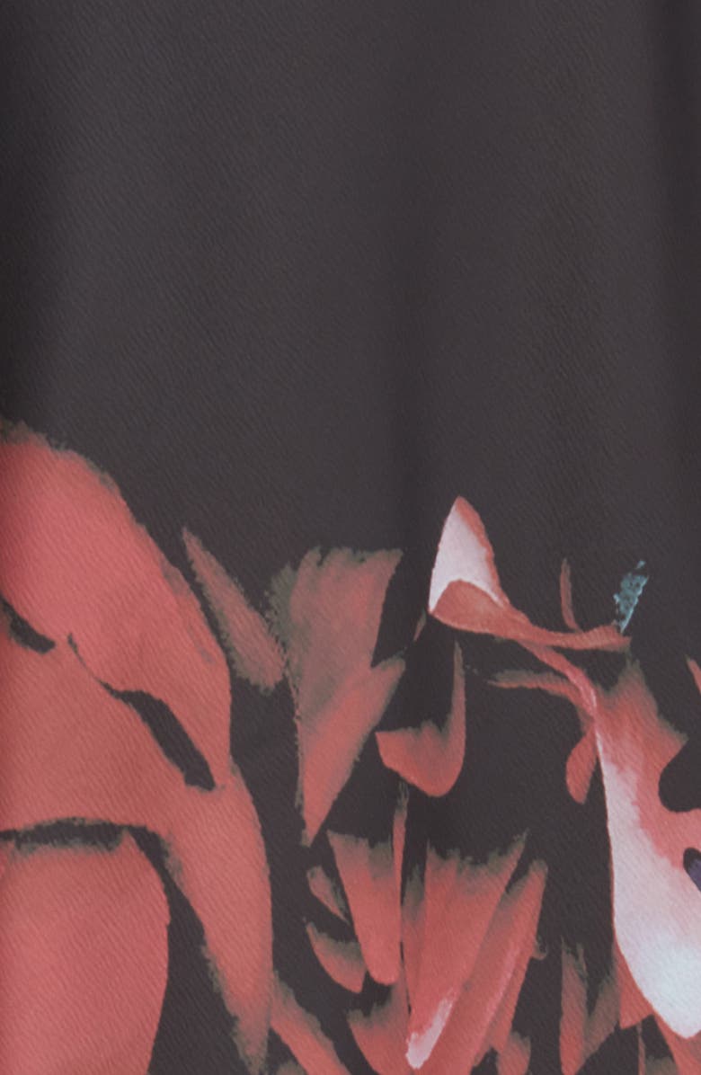 Ted Baker London Drewee Floral Mixed Media Dress, Alternate, color, 