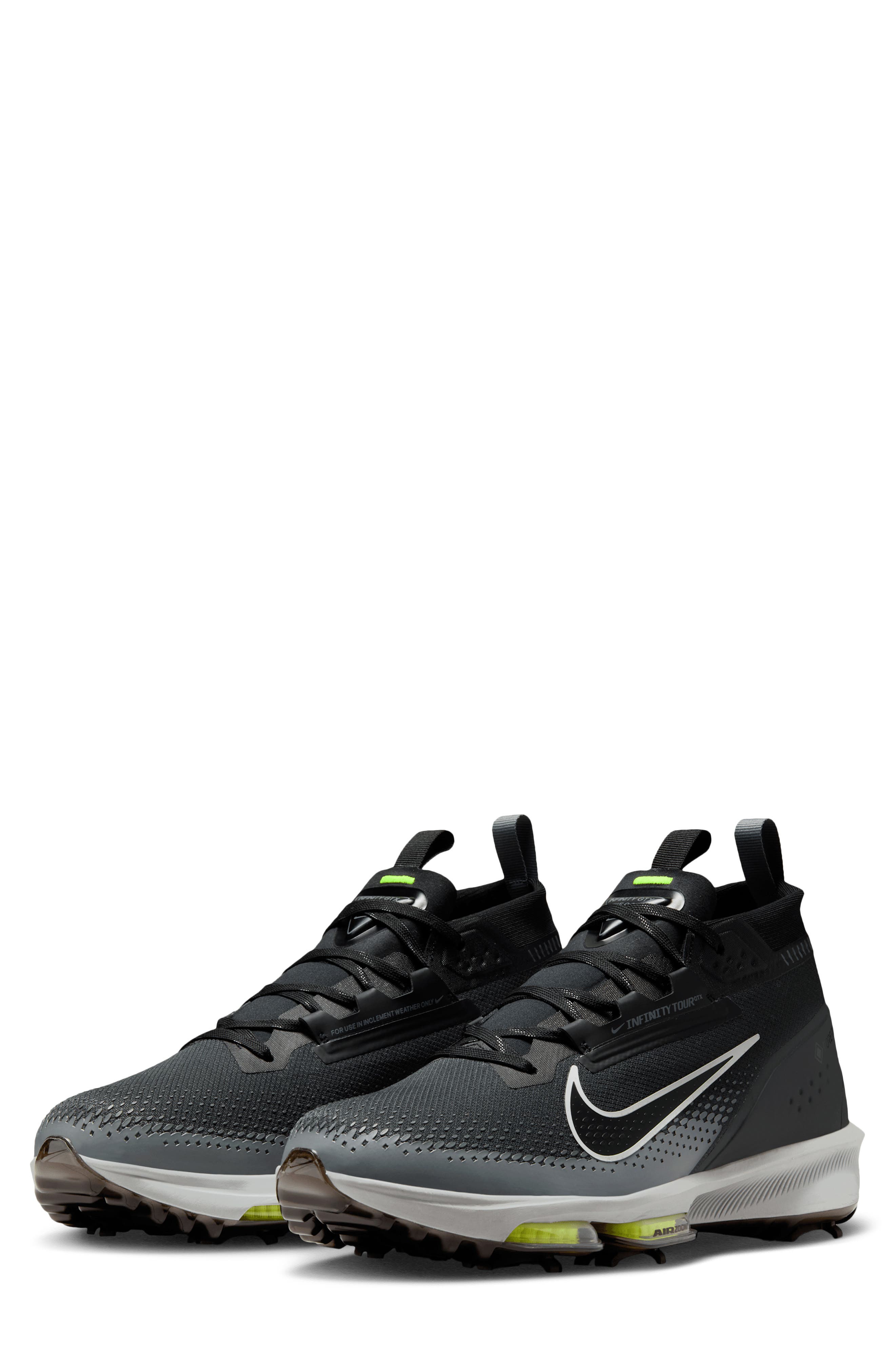 Nike Infinity Tour 2 GORE-TEX Waterproof Golf Shoe, Main, color, Dark Smoke Grey/ Black