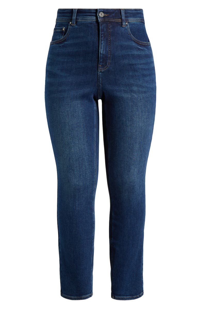 Universal Standard The Perfect High Waist Jeans, Alternate, color, Naval Blue Wash