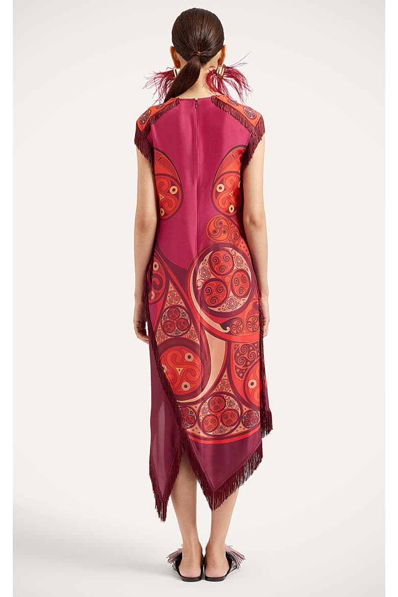Scarf Dress, Alternate, color, Alchemy Placée Dark Red