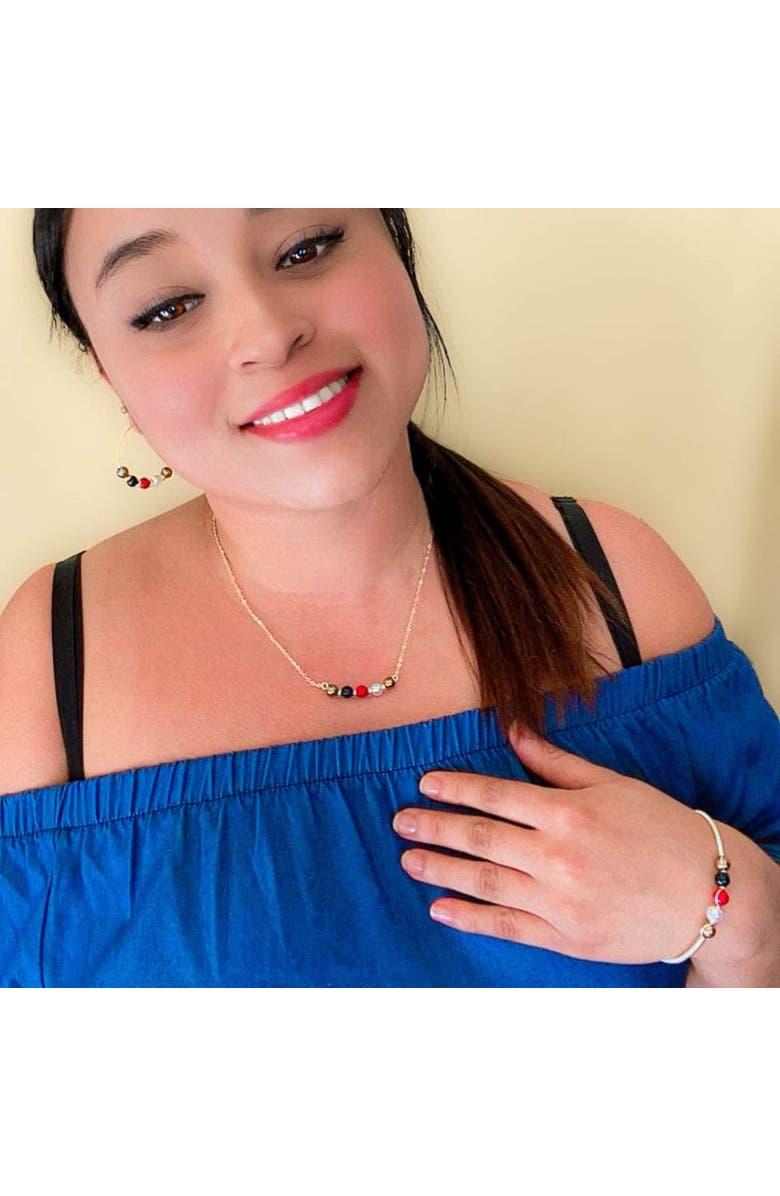 Alegria Accessories His-Story Bangle Bracelet, Alternate, color, Gold