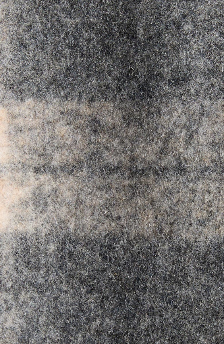 Moncler Plaid Shirt Jacket, Alternate, color, Light Grey Check