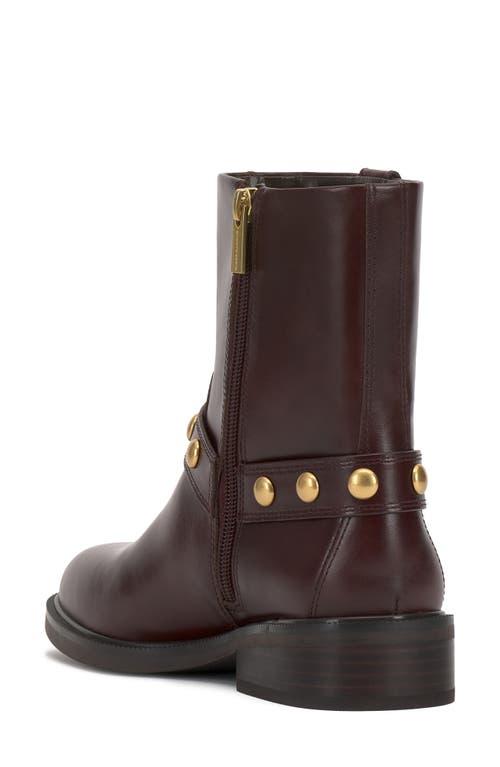 Vince Camuto Amais Moto Boot In Burgundy