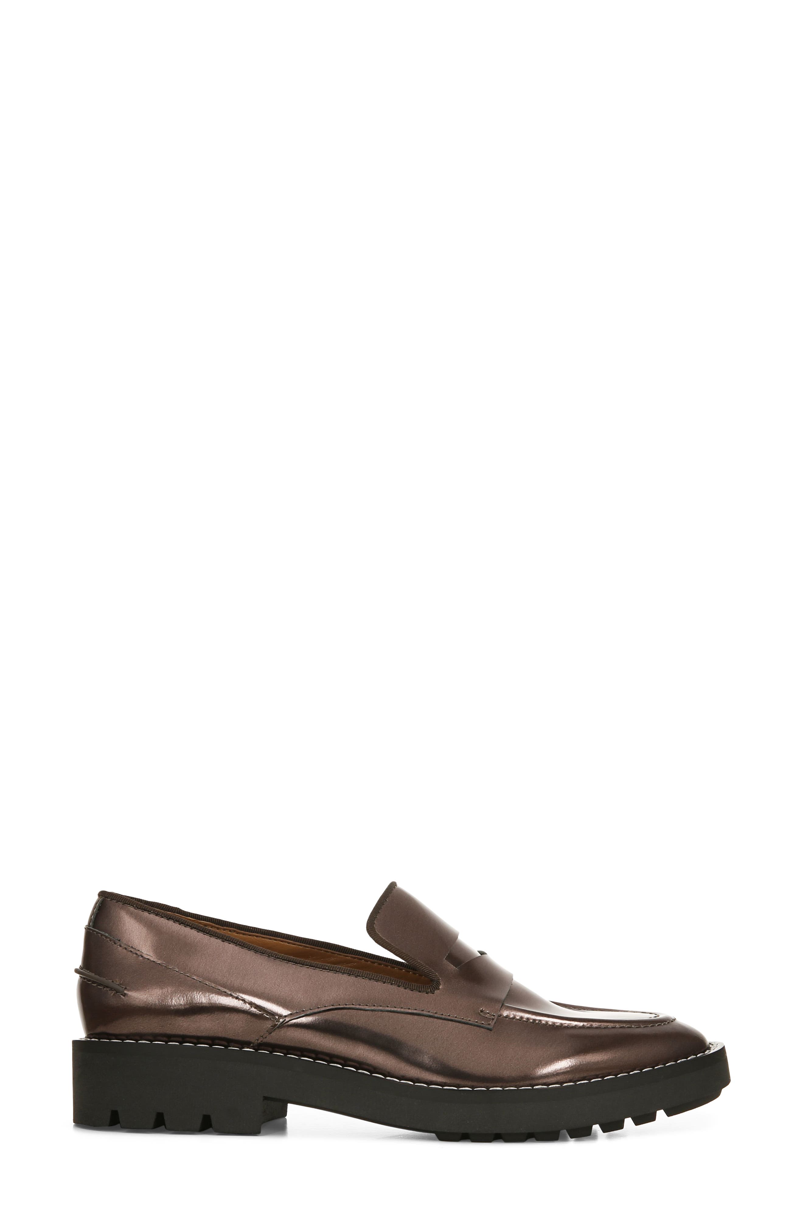 Tivoli Penny Loafer, Alternate, color, BRONZE LEATHER