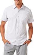 TravisMathew Acropolis Short Sleeve Button-Up Shirt