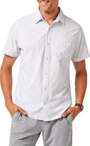 TravisMathew Acropolis Short Sleeve Button-Up Shirt