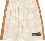 PLEASURES Despair Skull Print Active Shorts