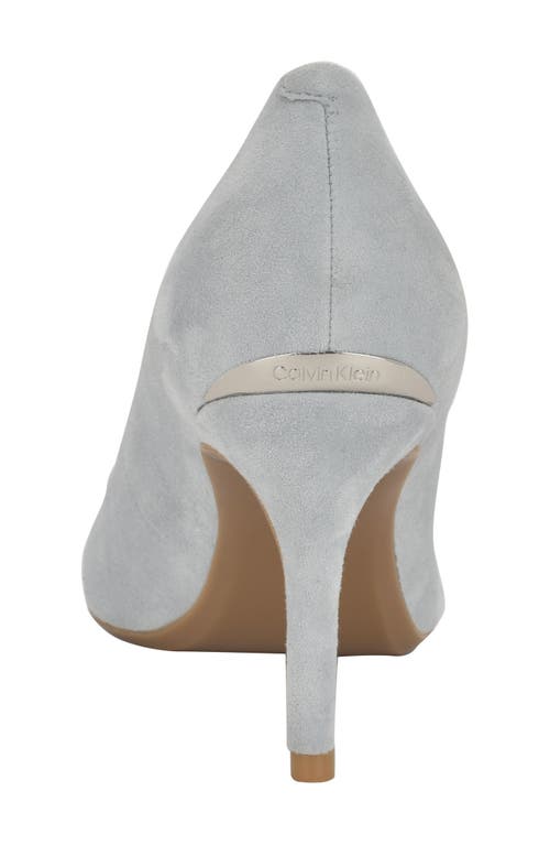 Calvin Klein Gayle Pump In Light Blue/light Blue