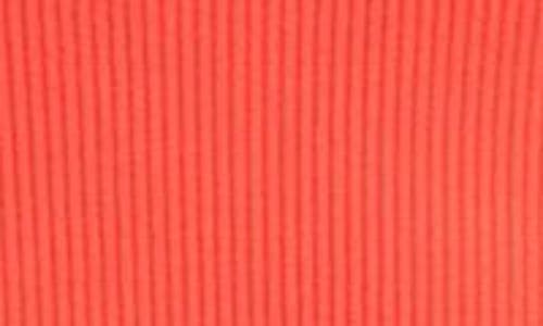 Bp. Compact Rib Crop Baby Tee In Red Bittersweet