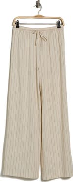 MAX STUDIO Stripe Drawstring Pants