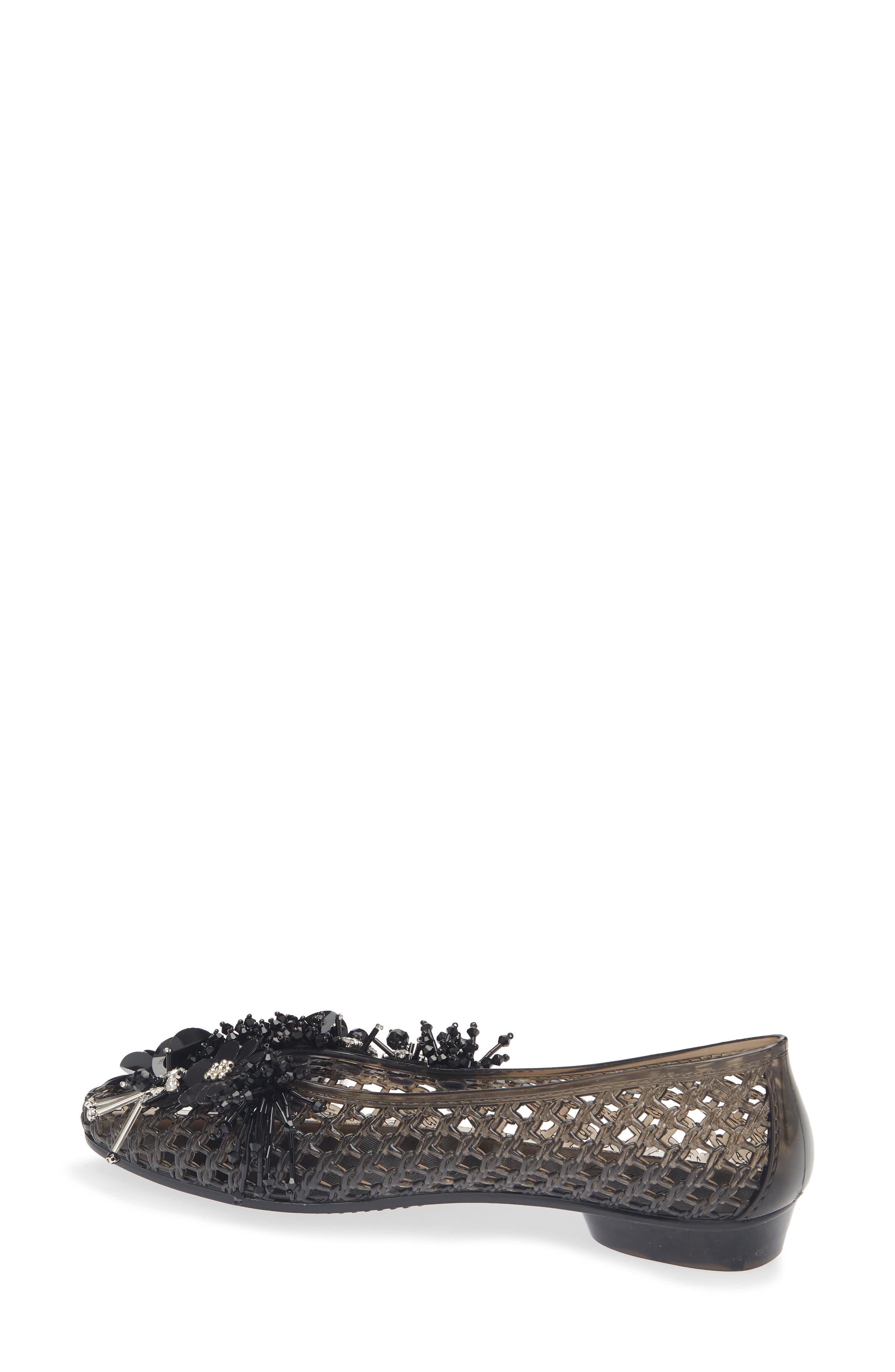 HEAVENLY JELLY Glam Jelly Ballet Flat, Alternate, color, Black