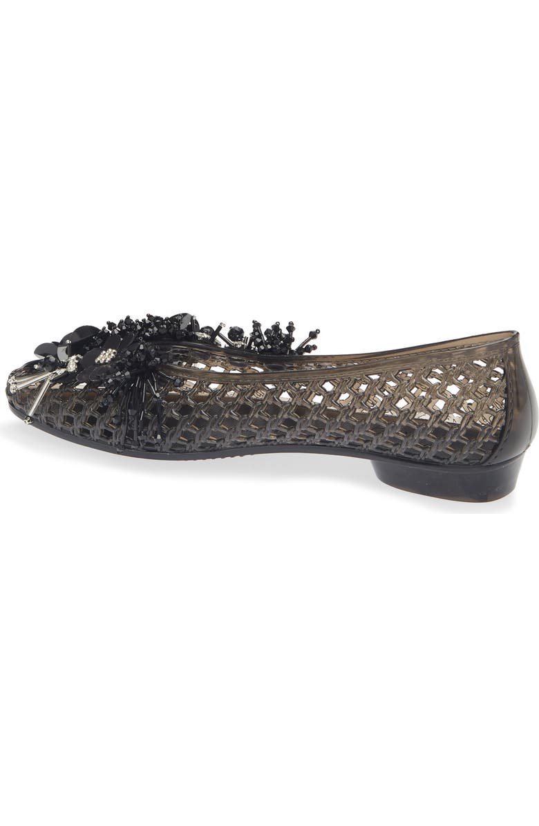 HEAVENLY JELLY Glam Jelly Ballet Flat, Alternate, color, Black