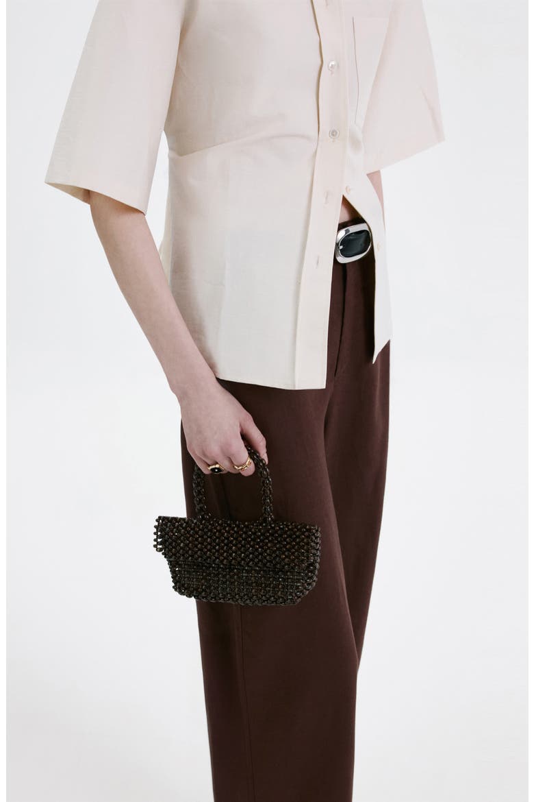 Flat Front Pants, Alternate, color, CHOCOLATE