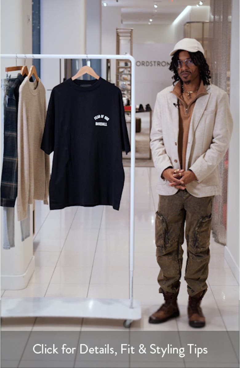 x MLB '90S Fit Cotton Graphic T-Shirt, sales video thumbnail