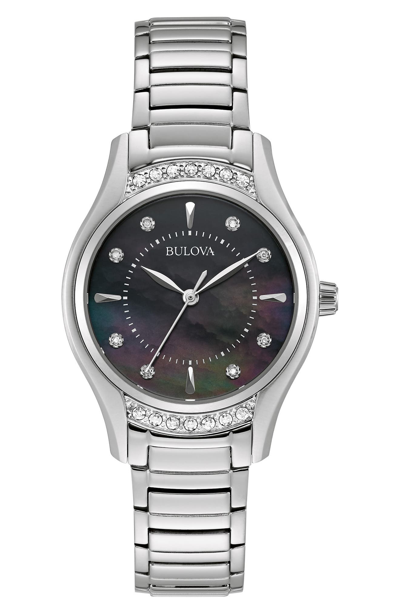 BULOVA Diamond Mother-of-Pearl Bracelet Watch, 31mm