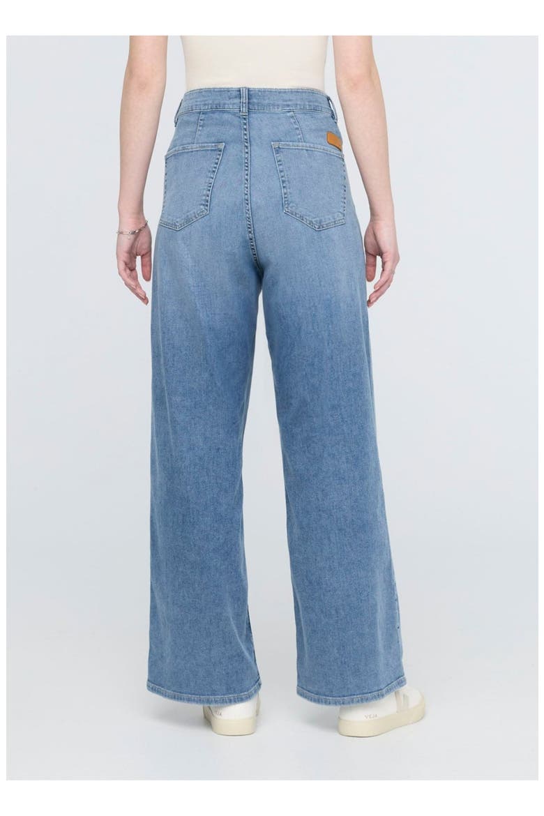 Performance Denim Lite Pleated Pant, Alternate, color, Slate-Indigo