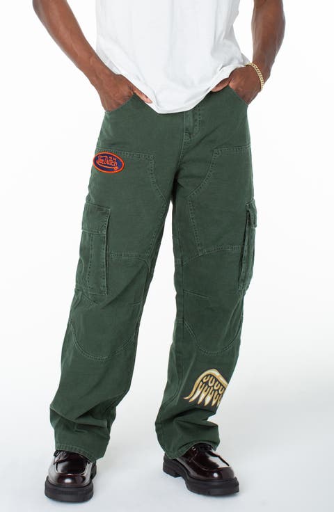 Baggy Straight Flying Eyeball Cargo Hunter Pant
