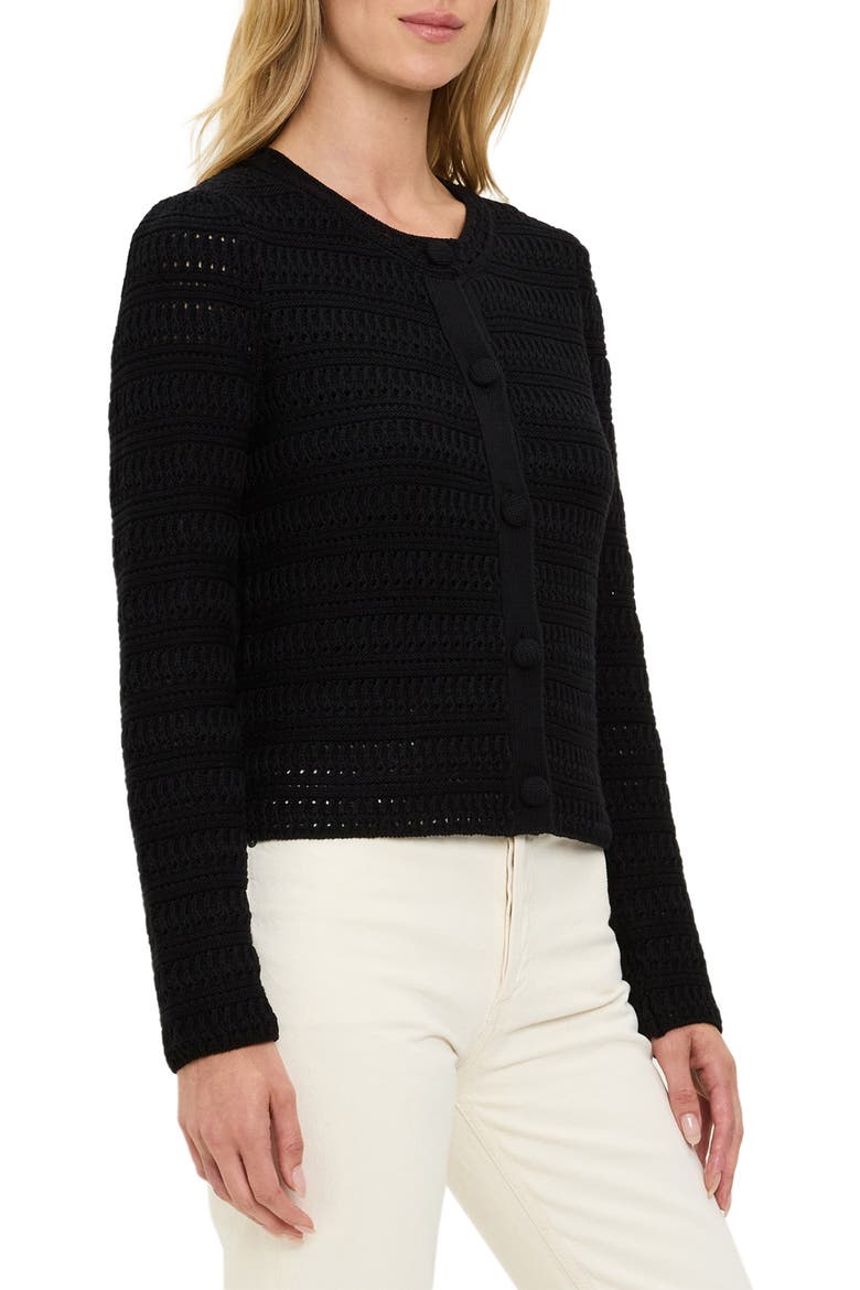 Winona Cardigan, Alternate, color, BLACK