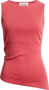 Open Edit Asymmetric Rib Cotton Tank