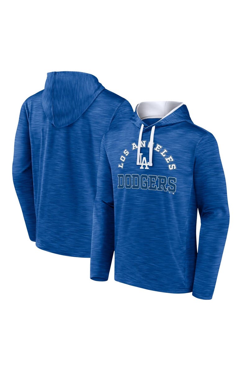 FANATICS Men's Fanatics Branded Royal Los Angeles Dodgers Seven Games Pullover Hoodie, Main, color,