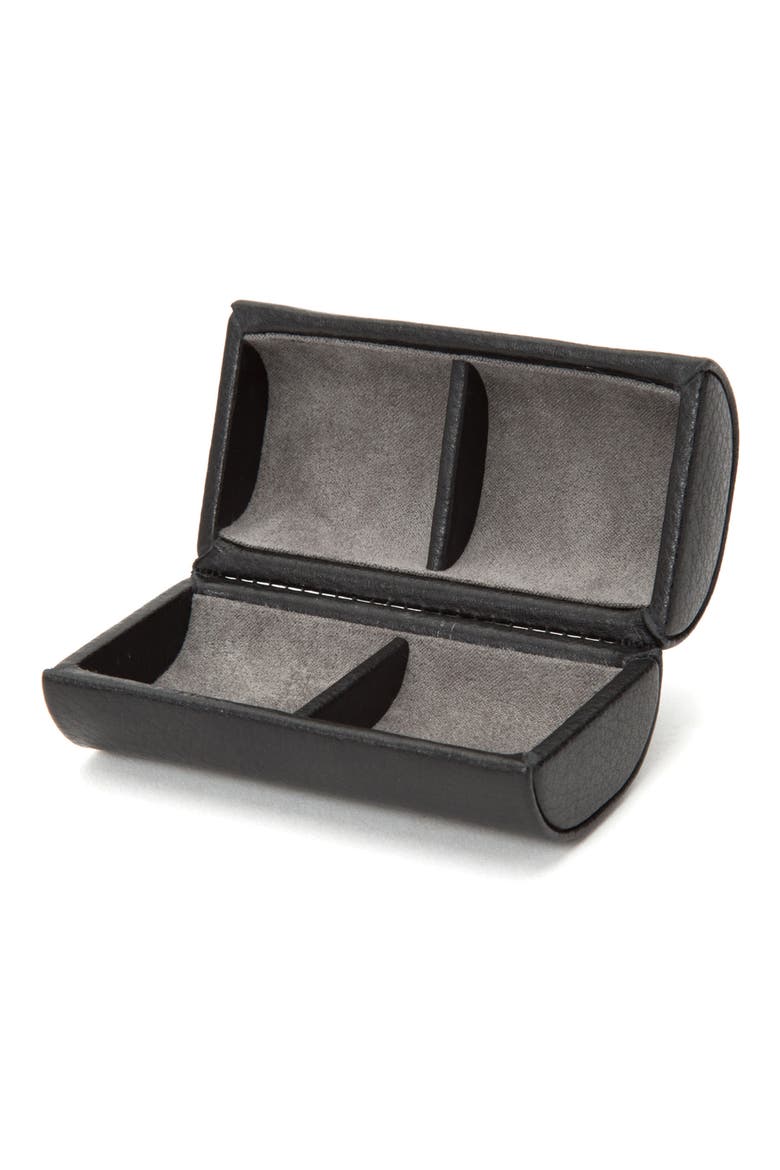Howard Cuff Link Box, Alternate, color, BLACK