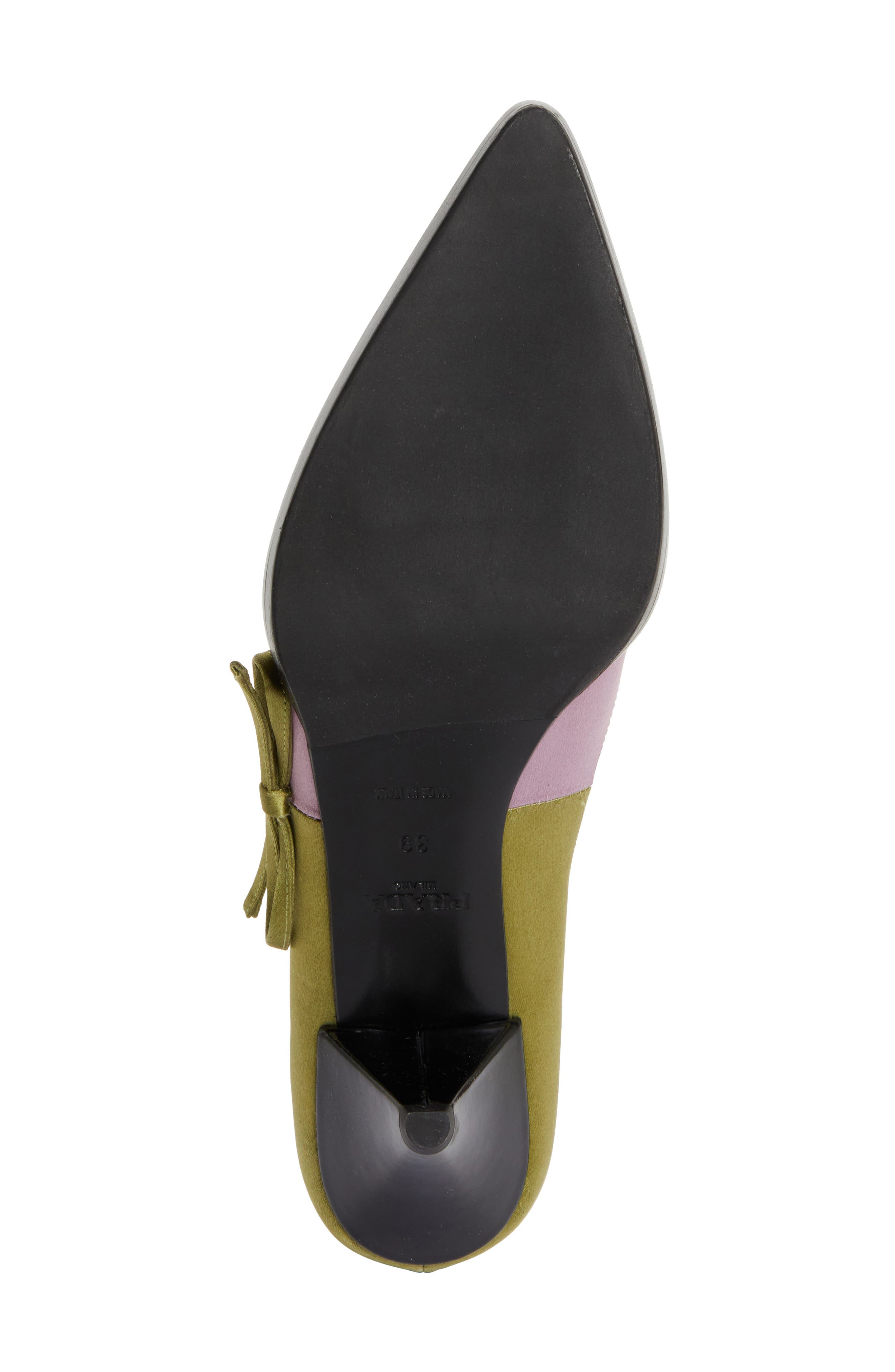 Prada Runway Colorblock Pointed Toe Pump, Alternate, color, 