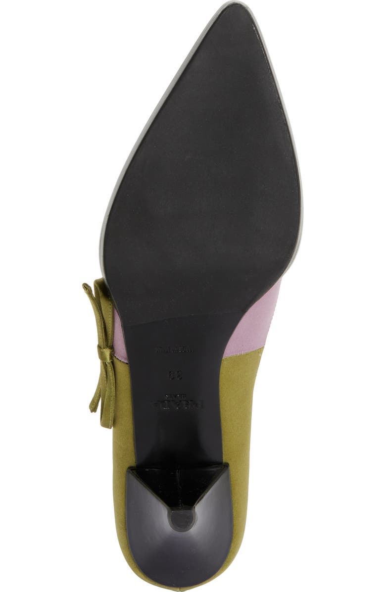 Prada Runway Colorblock Pointed Toe Pump, Alternate, color,