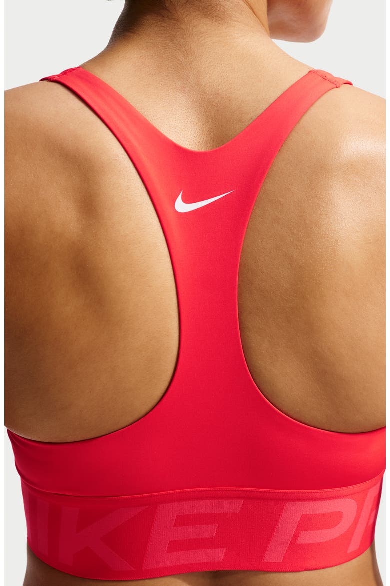 Dri-FIT Cutout Racerback Sports Bra, Alternate, color, LIGHT CRIMSON/ EMBER GLOW