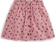 Mini Boden Kids' Cotton Button-Through Skirt