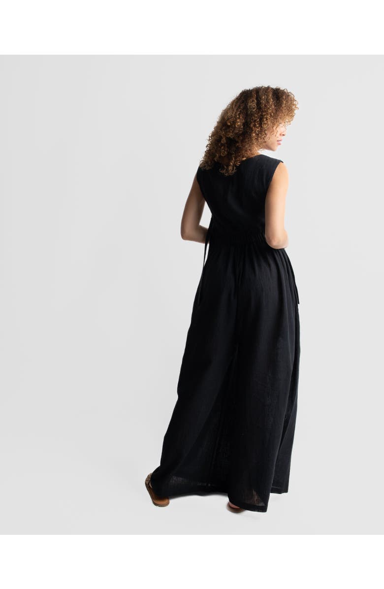 World of Crow Plus Black organic jump-suit, Alternate, color, 