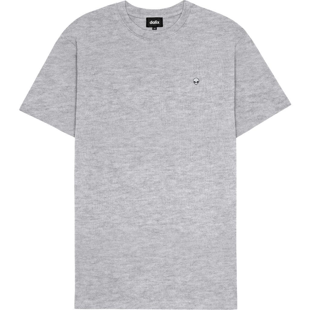Dalix Mens Lil Alien Soft Heavyweight Tee
