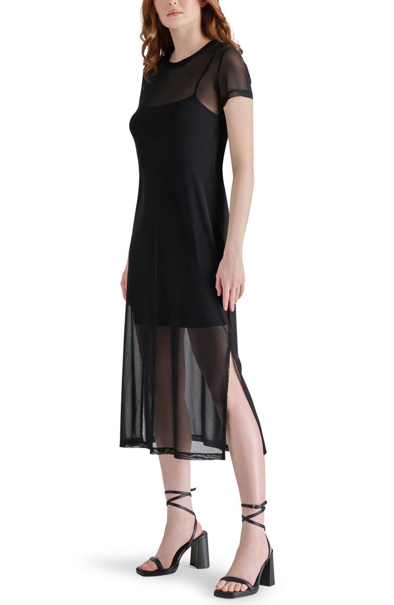 Steve Madden Mesh T-Shirt Dress, Alternate, color,