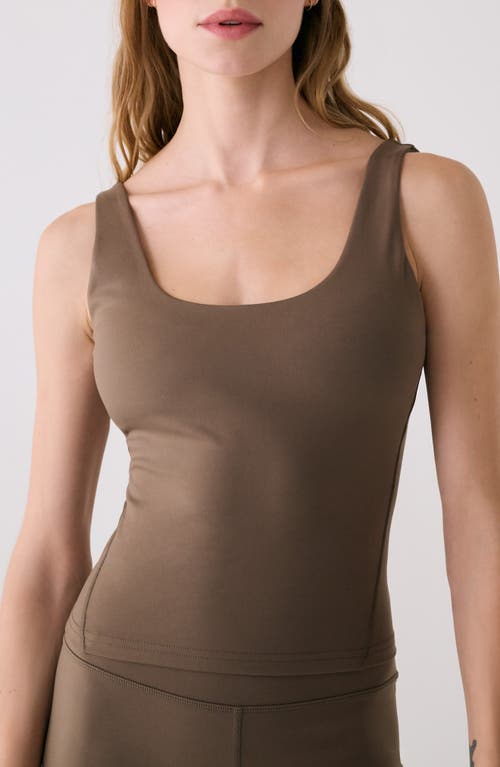 Lole Serene Support Tank In Brown