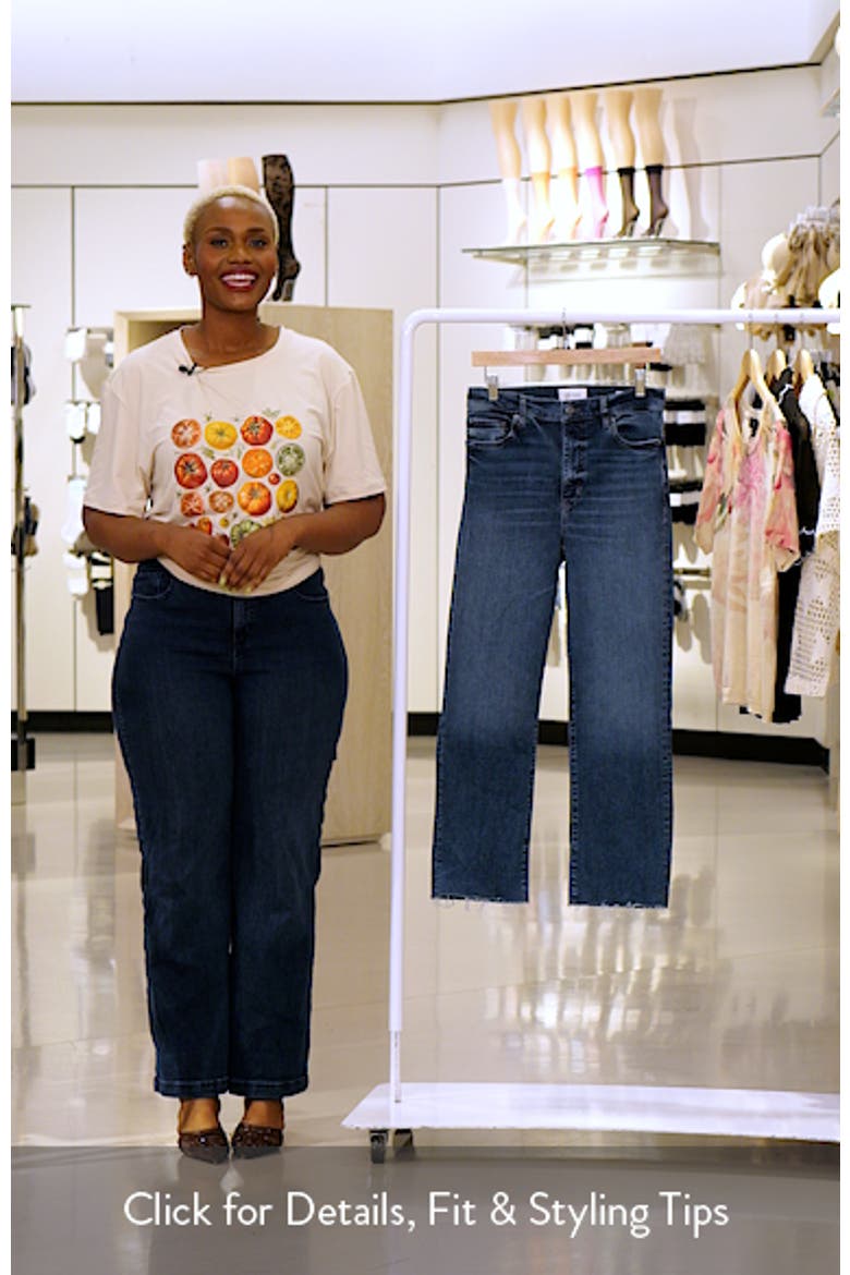 Le Sleek High Waist Ankle Straight Leg Jeans video