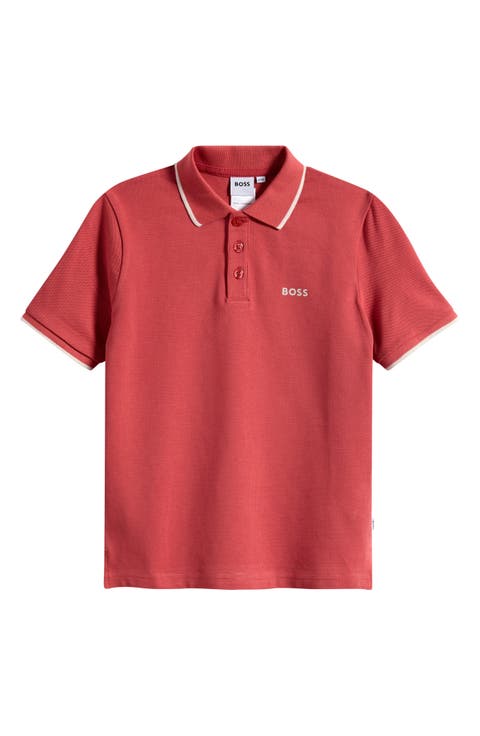 Kids' Tipped Cotton Piqué Polo (Big Kid)