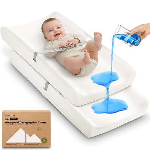 2-Pack Isla [Protect+] Waterproof Changing Pad Covers