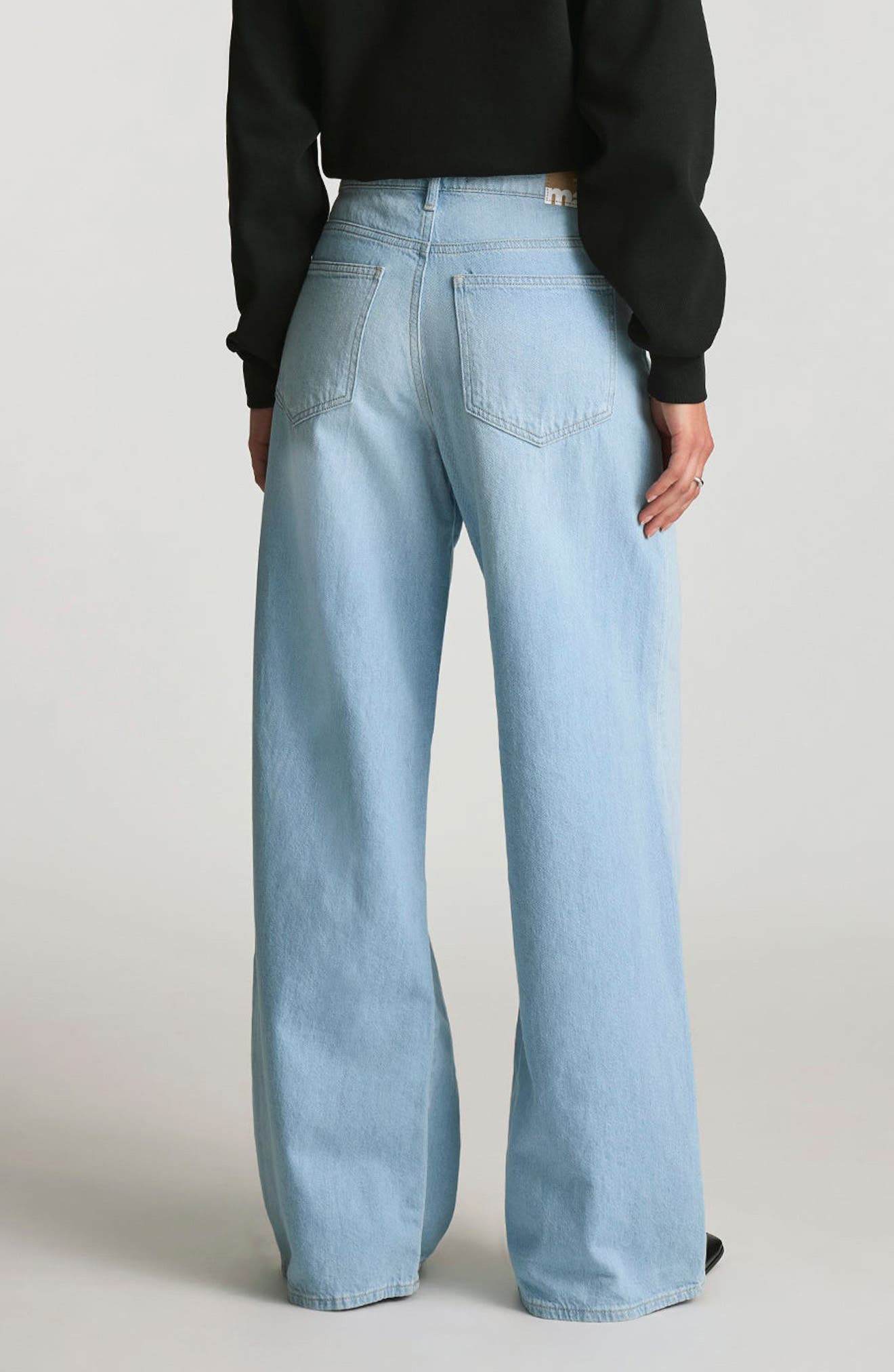 Joy Mid Rise Wide Leg Jeans - image 2