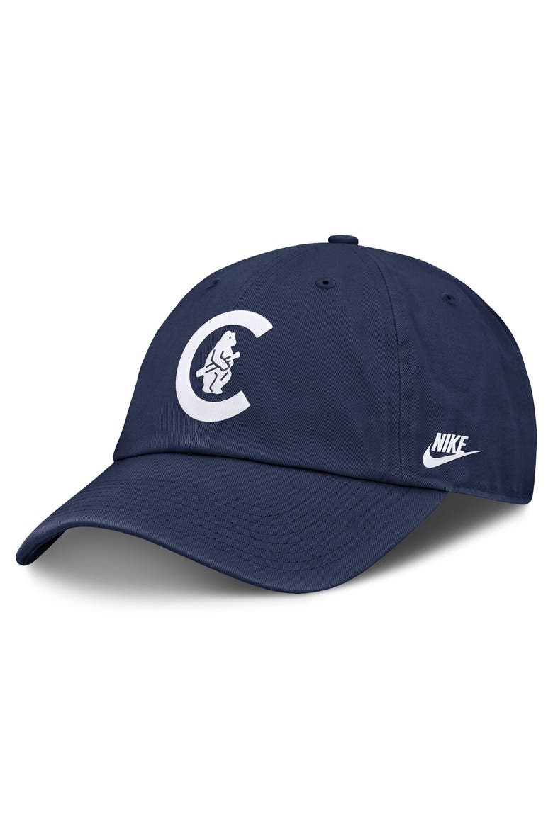 Men's Nike Navy Chicago Cubs Cooperstown Club Adjustable Hat, Alternate, color, Navy