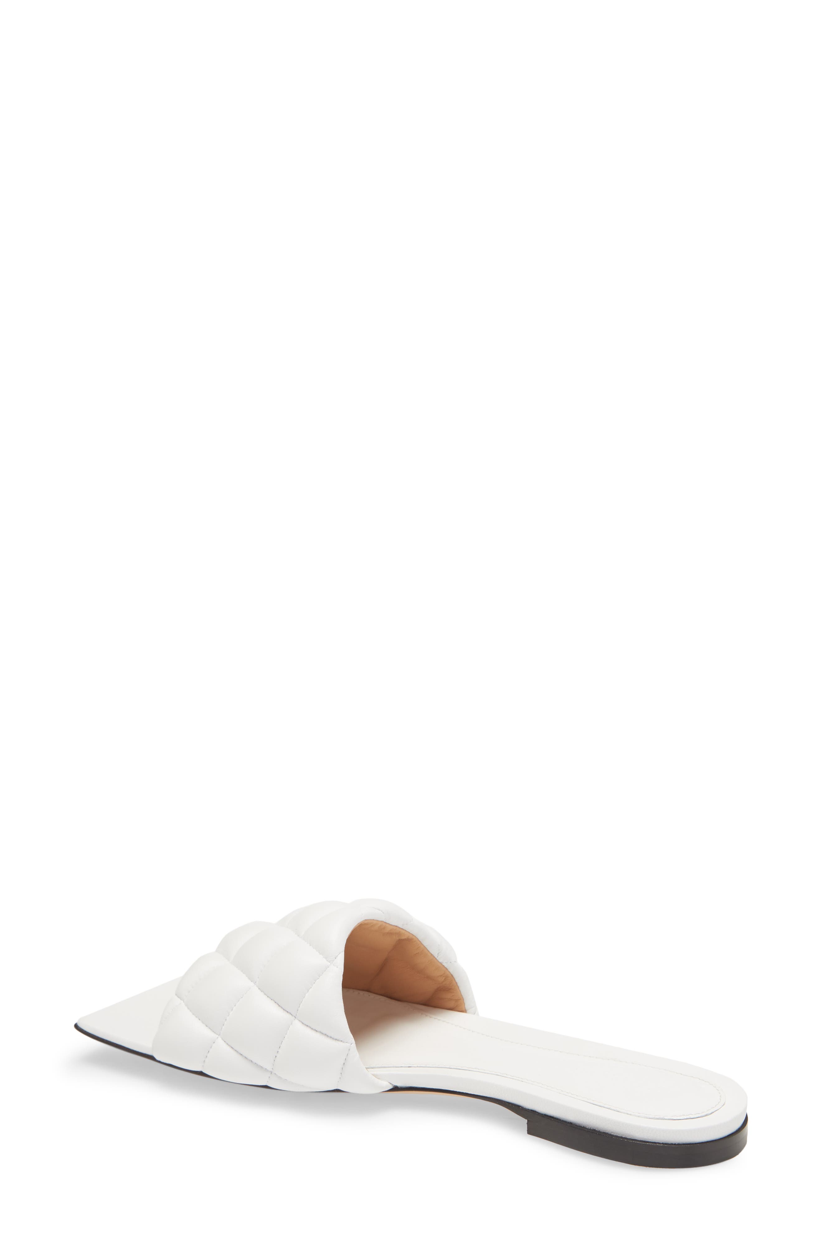 Padded Slide Sandal, Alternate, color, OPTIC WHITE