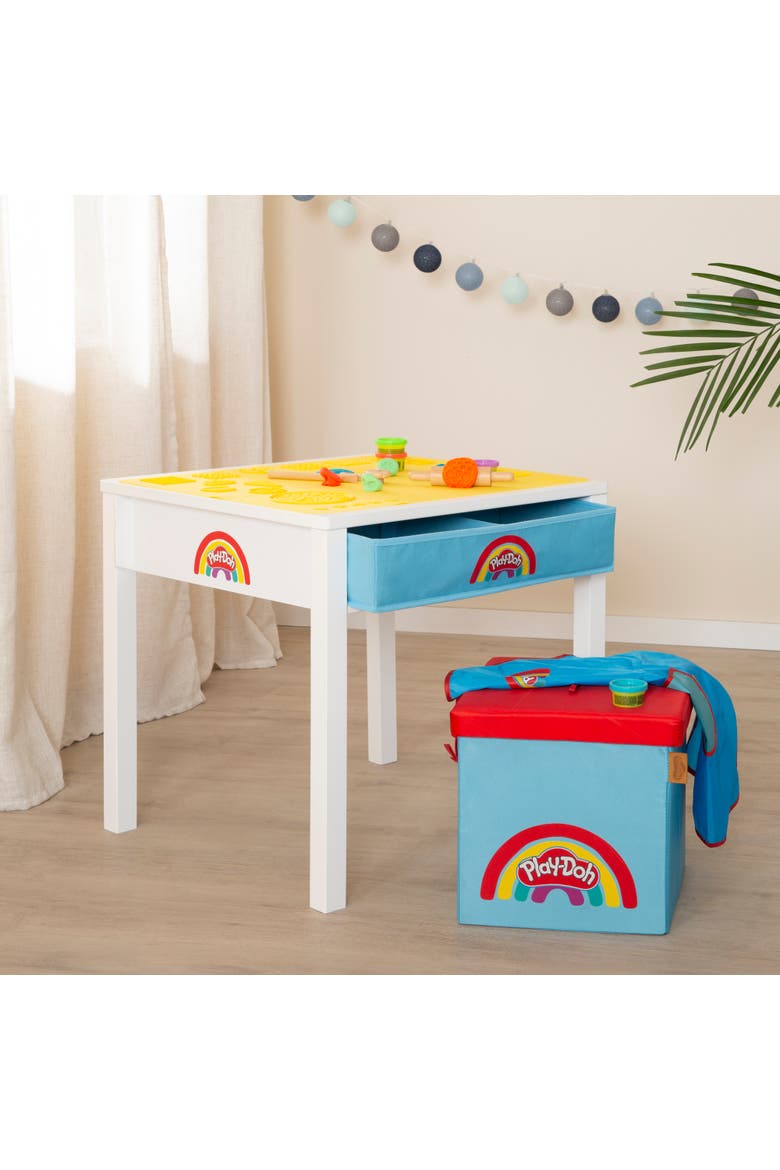 Playdoh Creative Craft Table Art Station With Storage, 6 Containers & Tools, 3+, Alternate, color, Multicolored