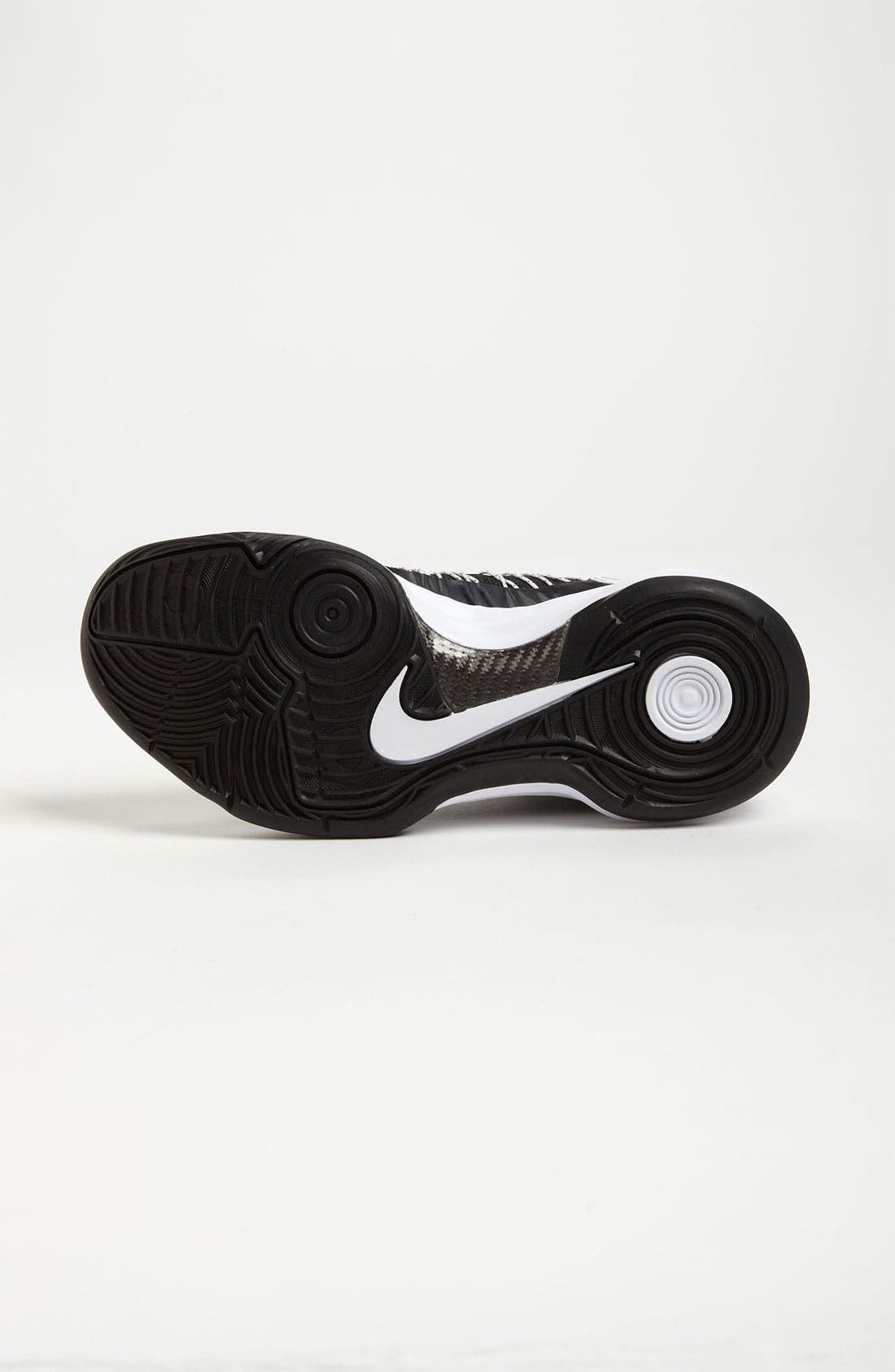 'Lunar Hyperdunk' Basketball Shoe, Alternate, color, BLACK/ WHITE