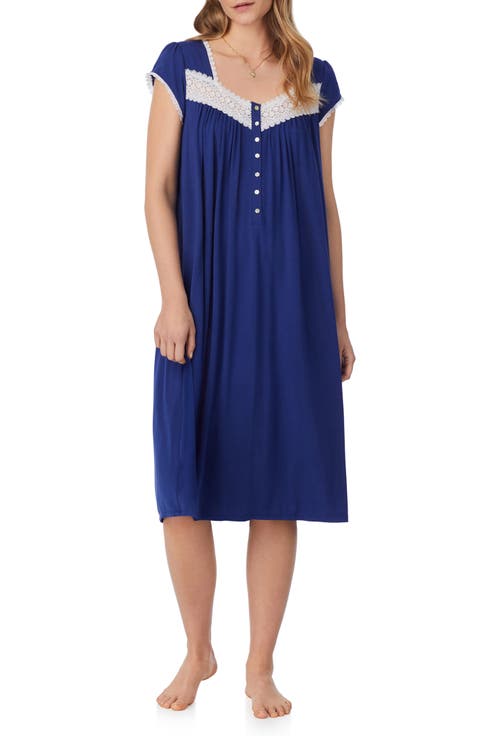 Floral Cap Sleeve Waltz Nightgown