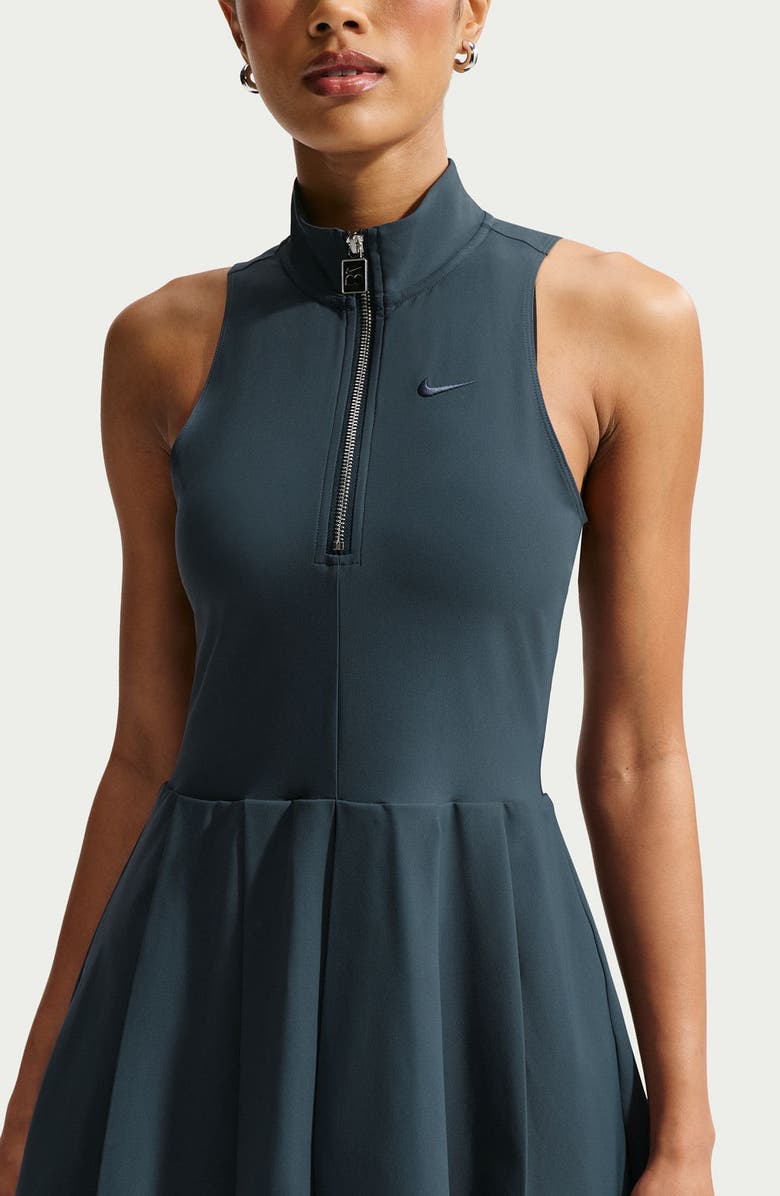 Nike Naomi Osaka Tight Layered Dress, Alternate, color, Armory Navy/ Phantom