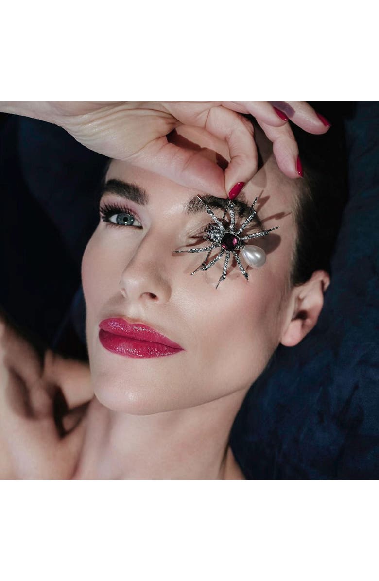 Bill Skinner Studio Pearl Spider Brooch, Alternate, color, Pearl Spider